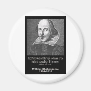 Shakespeare Quote ~ Good Night, Good night! Magnet