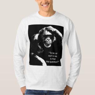 Shakespeare Quote Pop Art Thinking Monkey Men's T-Shirt
