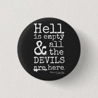 Shakespeare Quote, The Tempest, Devils Are Here