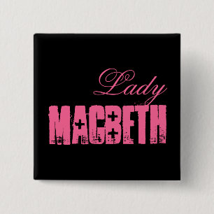 Shakespeare Series - MacBeth 2 Inch Square Button