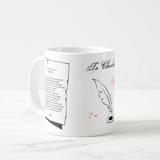 Shakespeare Sonnet 11 Coffee Mug (Front Left)