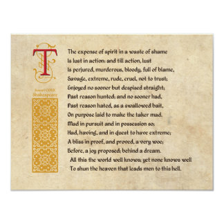 shakespeare sonnet 129 Sonnet #129 the expense of spirit in a waste of shame is lust in action, and till action, lust is perjured, murderous, bloody, full of blame, savage, extreme, rude, cruel, not to trust. shakespeare sonnet 129 Sonnet #129 the expense of spirit in a waste of shame is lust in action, and till action, lust is perjured, murderous, bloody, full of blame, savage, extreme, rude, cruel, not to trust.