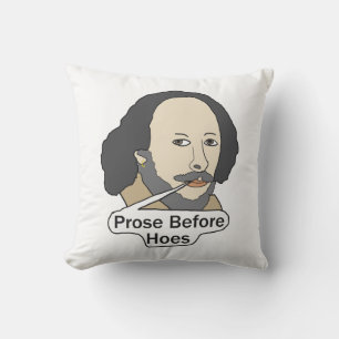 shakespeare throw pillow