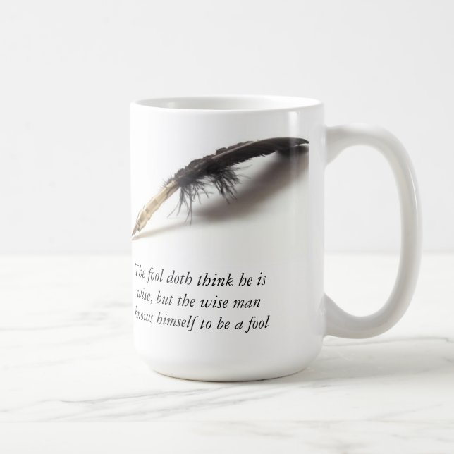 Shakespeare | Wise Fool Coffee Mug (Right)