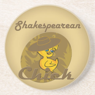 Shakespearean Chick #6 Coaster