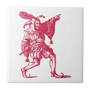 Shakespearean Jester Tile