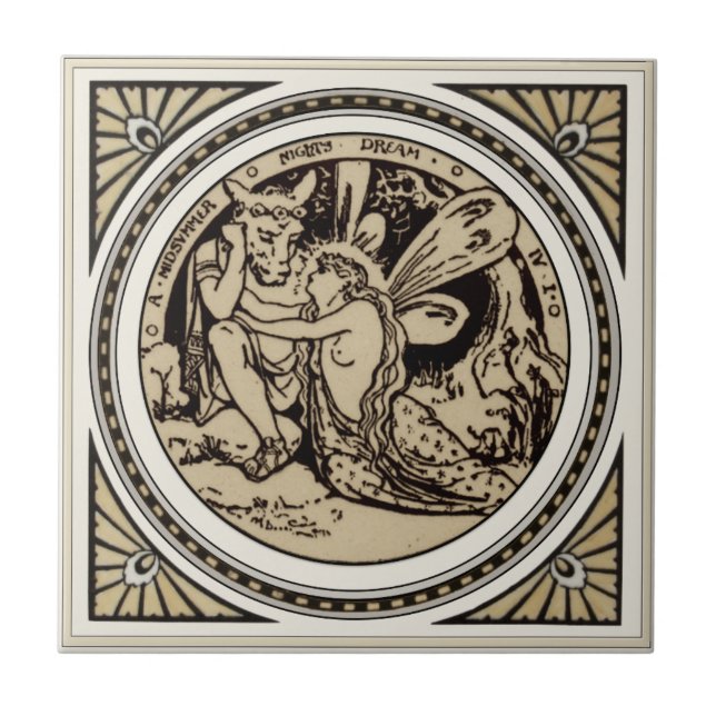 Shakespeare's A Midsummer's Night Dream Repro Tile (Front)