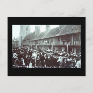 Shakespeare's Birthday 1907, Stratford-upon-Avon Postcard