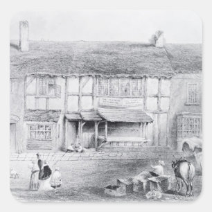 Shakespeare's Birthplace Square Sticker