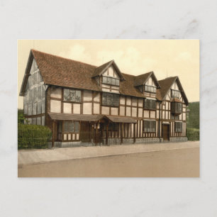 Shakespeare's Birthplace, Stratford-upon-Avon, UK Postcard