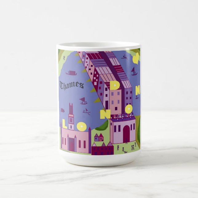 Shakespeare's London: London Bridge Coffee Mug (Center)