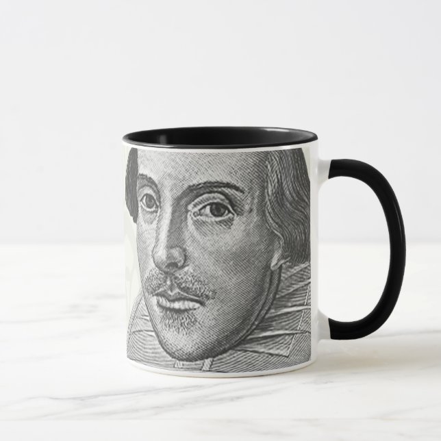 Shakespeare's Love All, Trust a Few, Do... Quote Mug (Right)