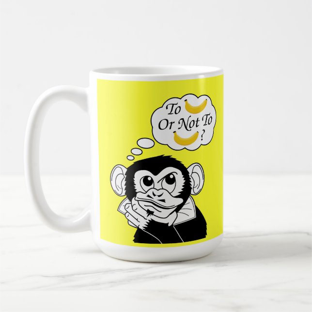 Shakespeare's Monkey Coffee Mug (Left)