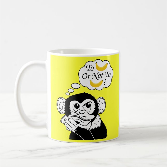 Shakespeare's Monkey Coffee Mug (Left)