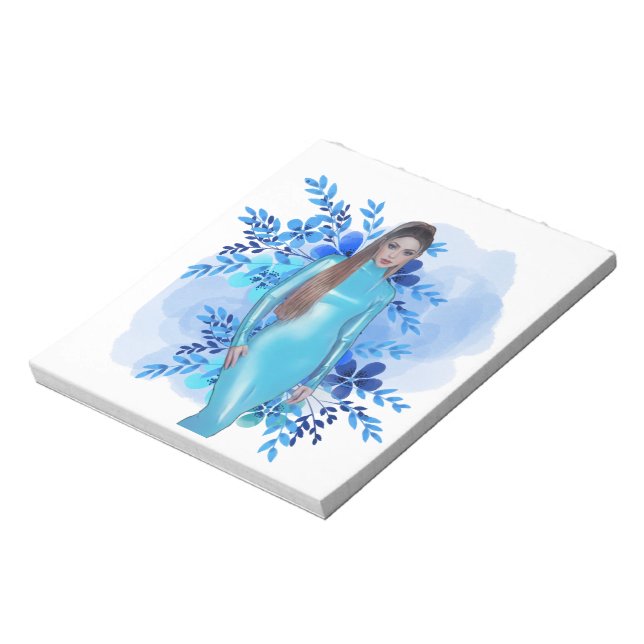 Shakira Blue Notepad (Rotated)