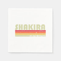 SHAKIRA Name Personalized Retro Vintage 80s 90s Bi