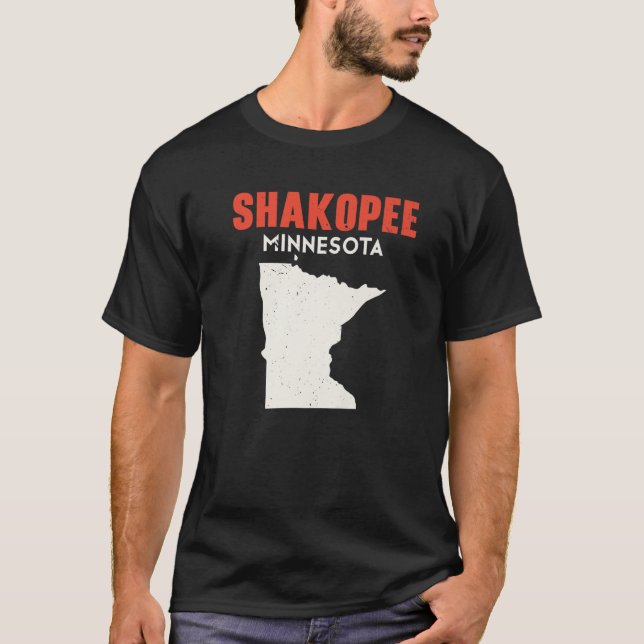 Shakopee Minnesota USA State America Travel Minnes T-Shirt (Front)