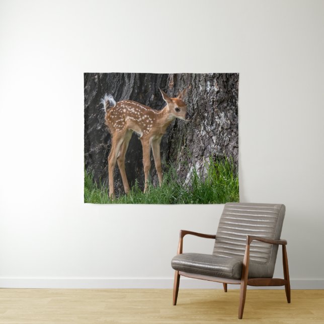 Shaky Legs Fawn Tapestry (In Situ (Horizontal))