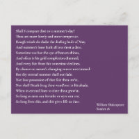 Shall I compare thee to a summer's day? sonnet 18