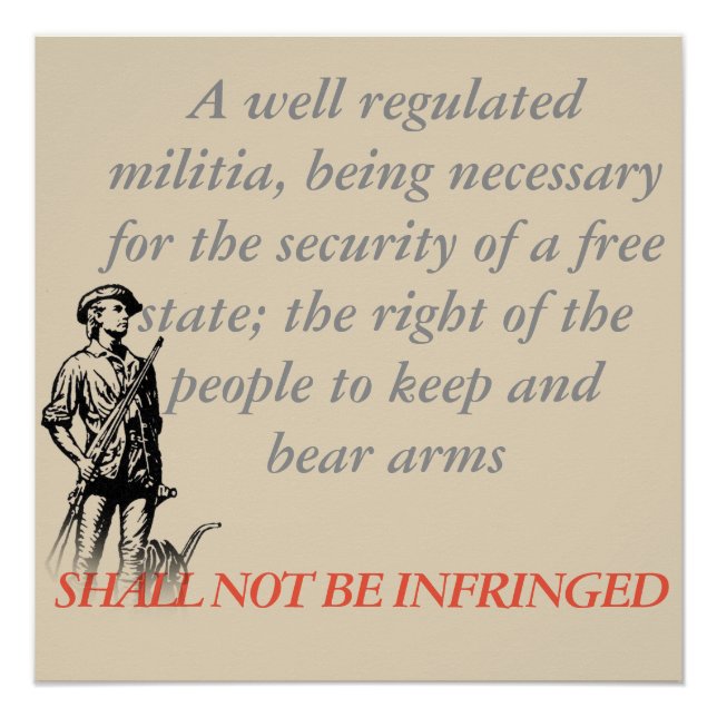 Shall Not Be Infringed Poster (Front)