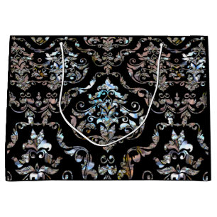 Shalliveye III Baroque Damask Elegance  Large Gift Bag