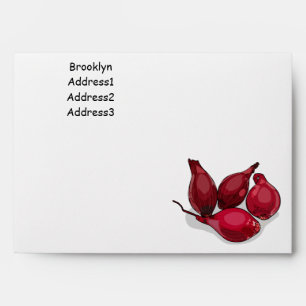 Shallot cartoon illustration envelope