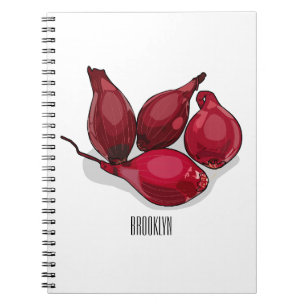 Shallot cartoon illustration notebook