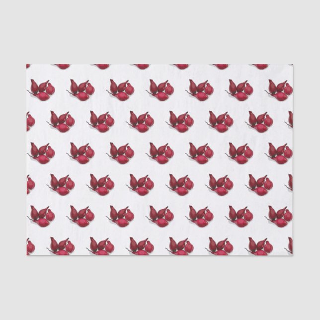 Shallot cartoon illustration tissue paper (Front)