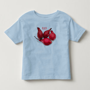 Shallot cartoon illustration toddler t-shirt