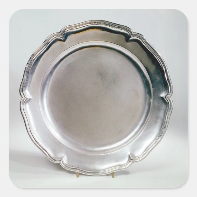 Shallow dish, Spanish, 1736 Square Sticker (Front)