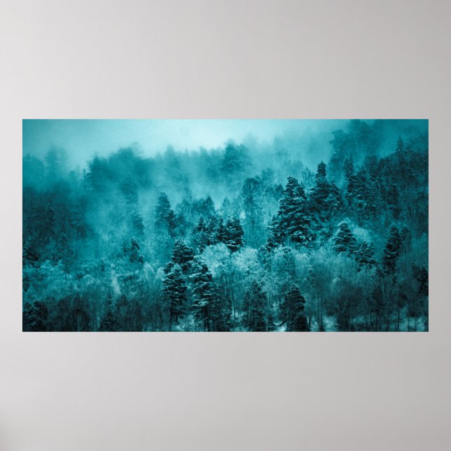 SHALLOW FOCUS PHOTO OF GREEN TREES DURING DAYTIME POSTER (Front)