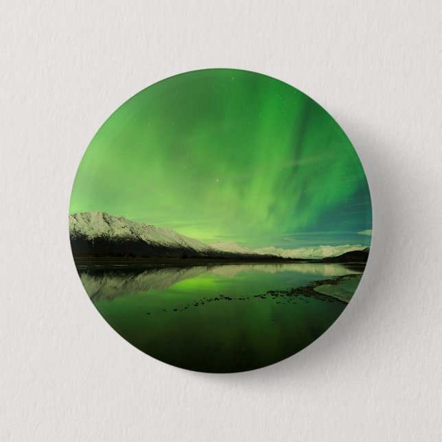 Shallows Aurora 2 Inch Round Button (Front)