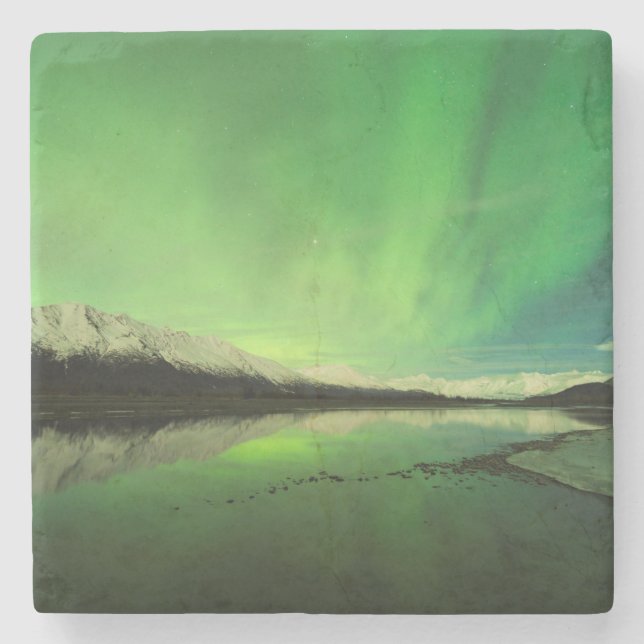 Shallows Aurora Stone Coaster (Front)