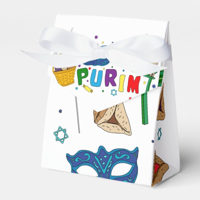 Shaloch Manot Bags Favor Box (Front Side)