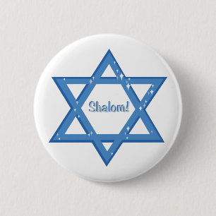 Shalom! 2 Inch Round Button