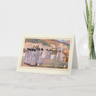 Shalom at Pesach. Fine Art Passover Greeting Card