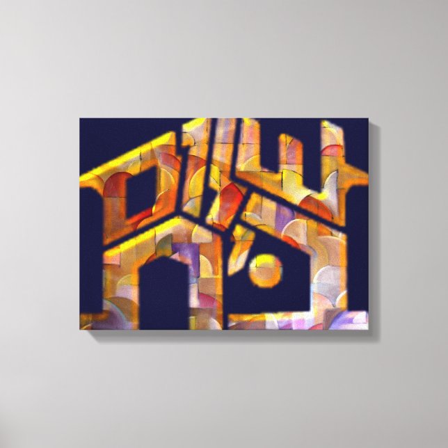 Shalom Bayit Canvas Print (Front)
