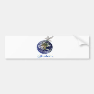 shalom bumper sticker