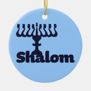 Shalom Ceramic Ornament