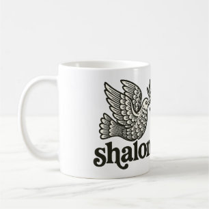 Shalom Dove Peace Earth Coffee Mug