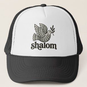 Shalom Dove Peace Earth Trucker Hat
