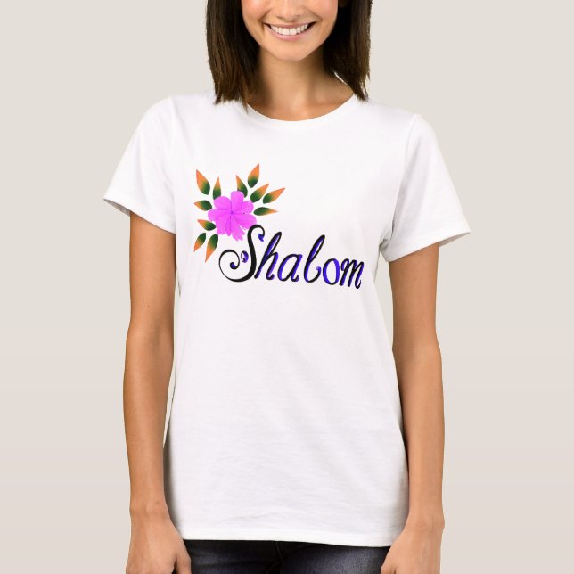 Shalom Floral T-Shirt (Front)