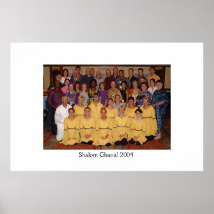 Shalom Ghana 2004! Team Photo Poster