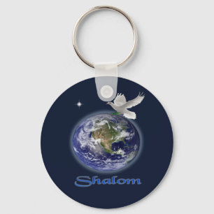 Shalom Keychain