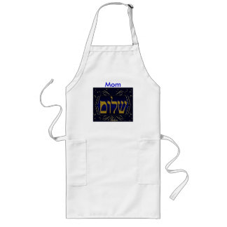 Shalom Personalized Long Chef’s Apron Template