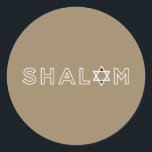 Shalom Star Stickers<br><div class="desc">These Shalom Star stickers are a gorgeous way to seal your Hanukkah cards this holiday season. These coordinate beautifully with Parcel Studio's Shalom Star holiday collection.</div>