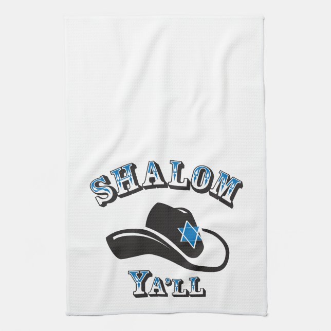 Shalom vous serviette de cuisine (Vertical)