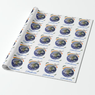 shalom wrapping paper