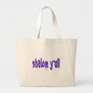 SHALOM Y'ALL GIFTS LARGE TOTE BAG