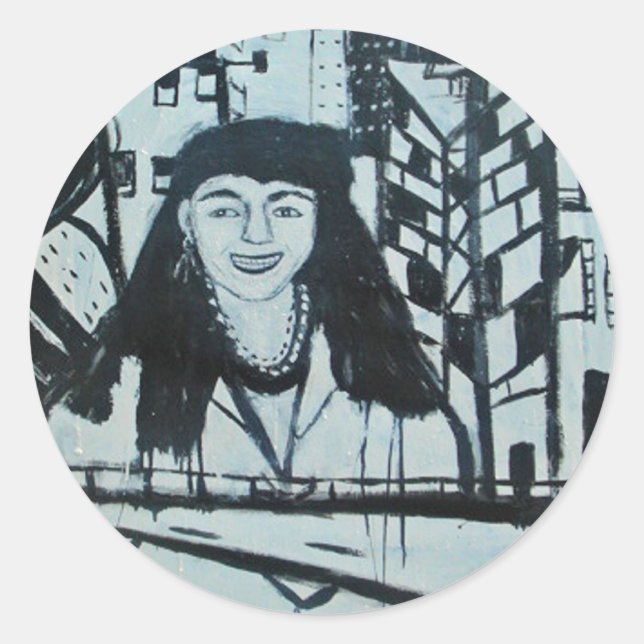 SHALON 1985 CLASSIC ROUND STICKER (Front)